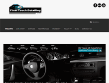 Tablet Screenshot of finaltouchdetailing.biz